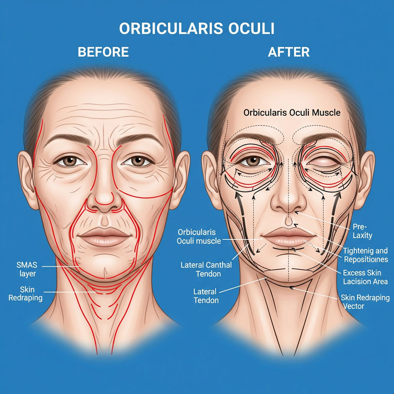 Orbicularis Oculi Surgery Image